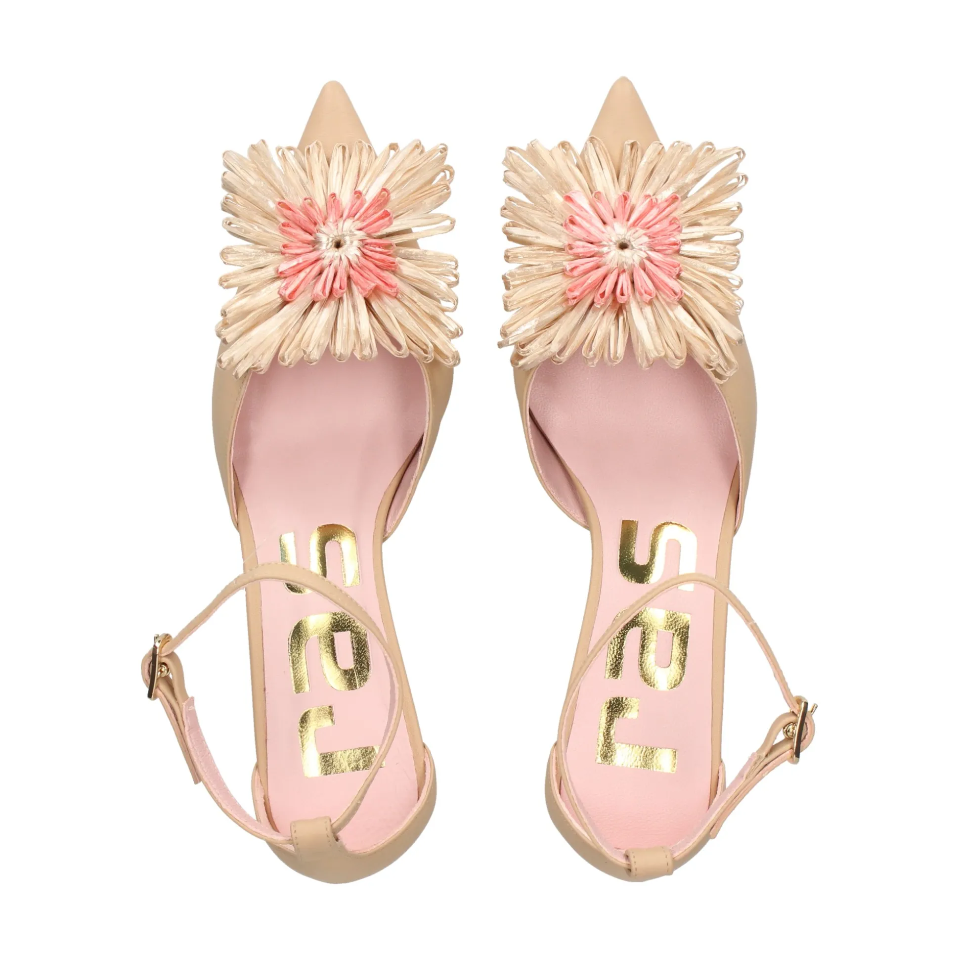 RAS Zapatos de tacón medio de Mujer 8038 ARENA