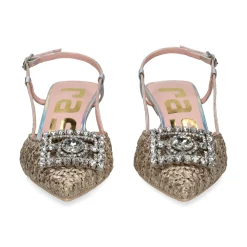 RAS Zapatos de tacón medio de Mujer 8045 SKY