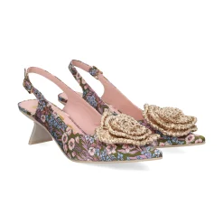 RAS Zapatos de tacón medio de Mujer 8033 NUDE