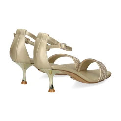 Sandalias con tacón de Mujer AV6728 / 1 PLATINO