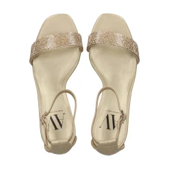 Sandalias con tacón de Mujer AV6728 / 1 PLATINO