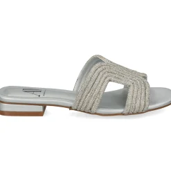 Sandalias planas de Mujer AV6737 / 2 SILVER