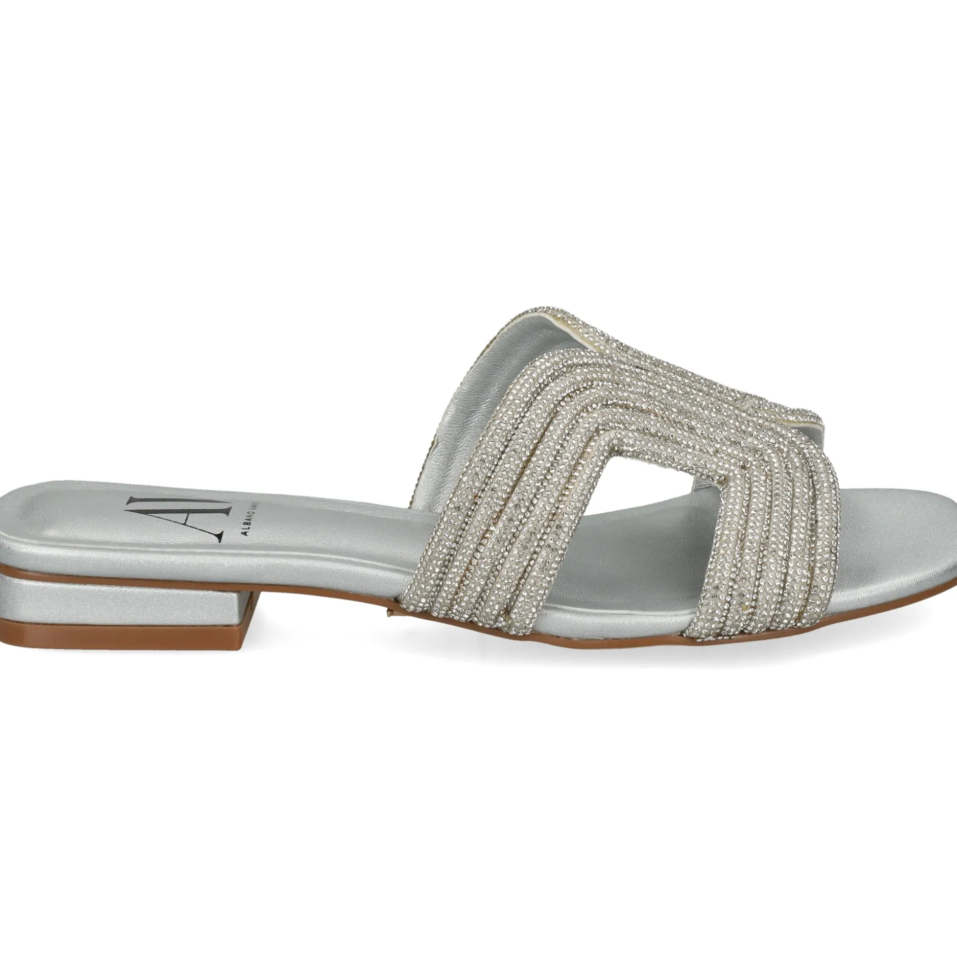 Sandalias planas de Mujer AV6737 / 2 SILVER