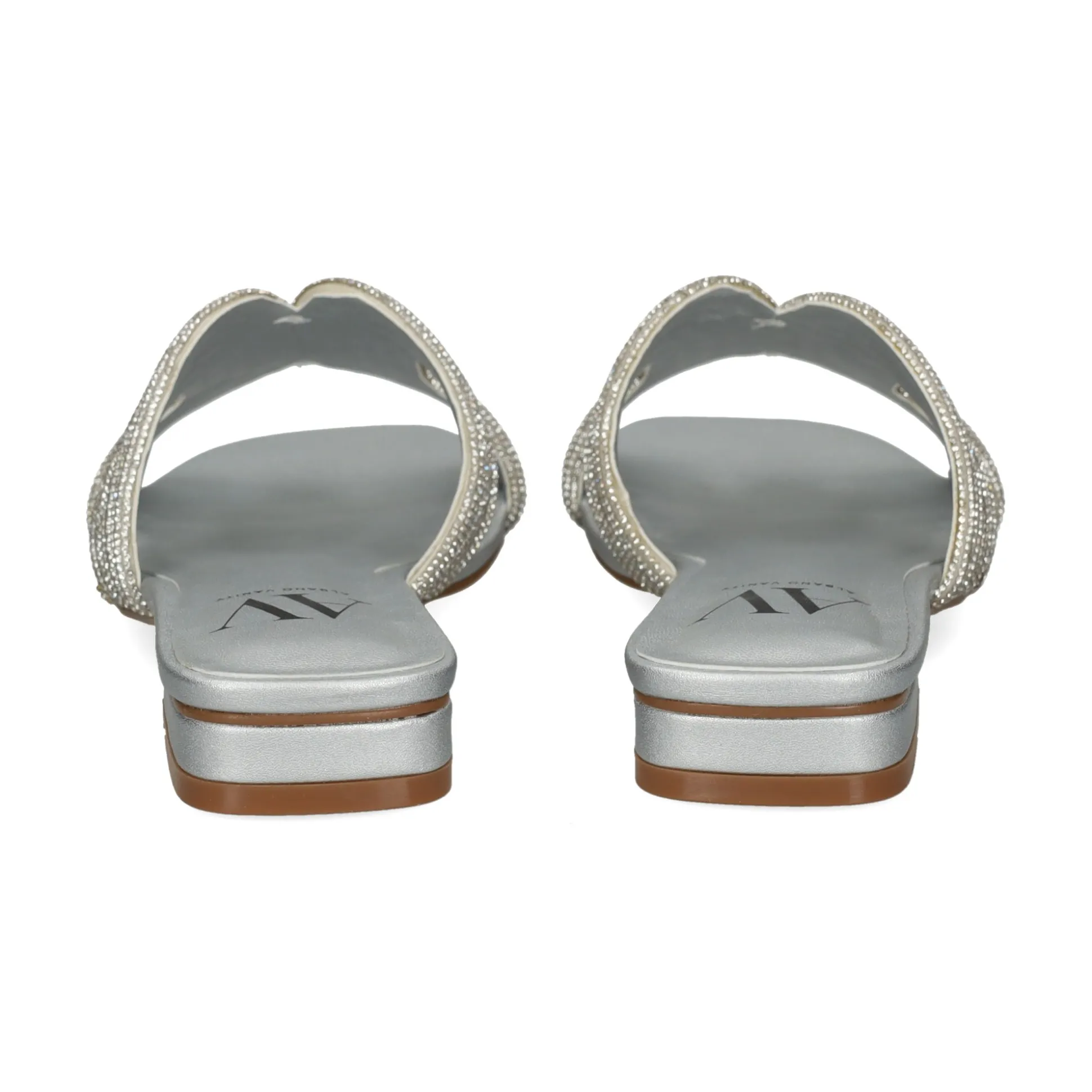 Sandalias planas de Mujer AV6737 / 2 SILVER