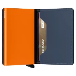 SECRID Tarjetero SM Nightblue/Orang