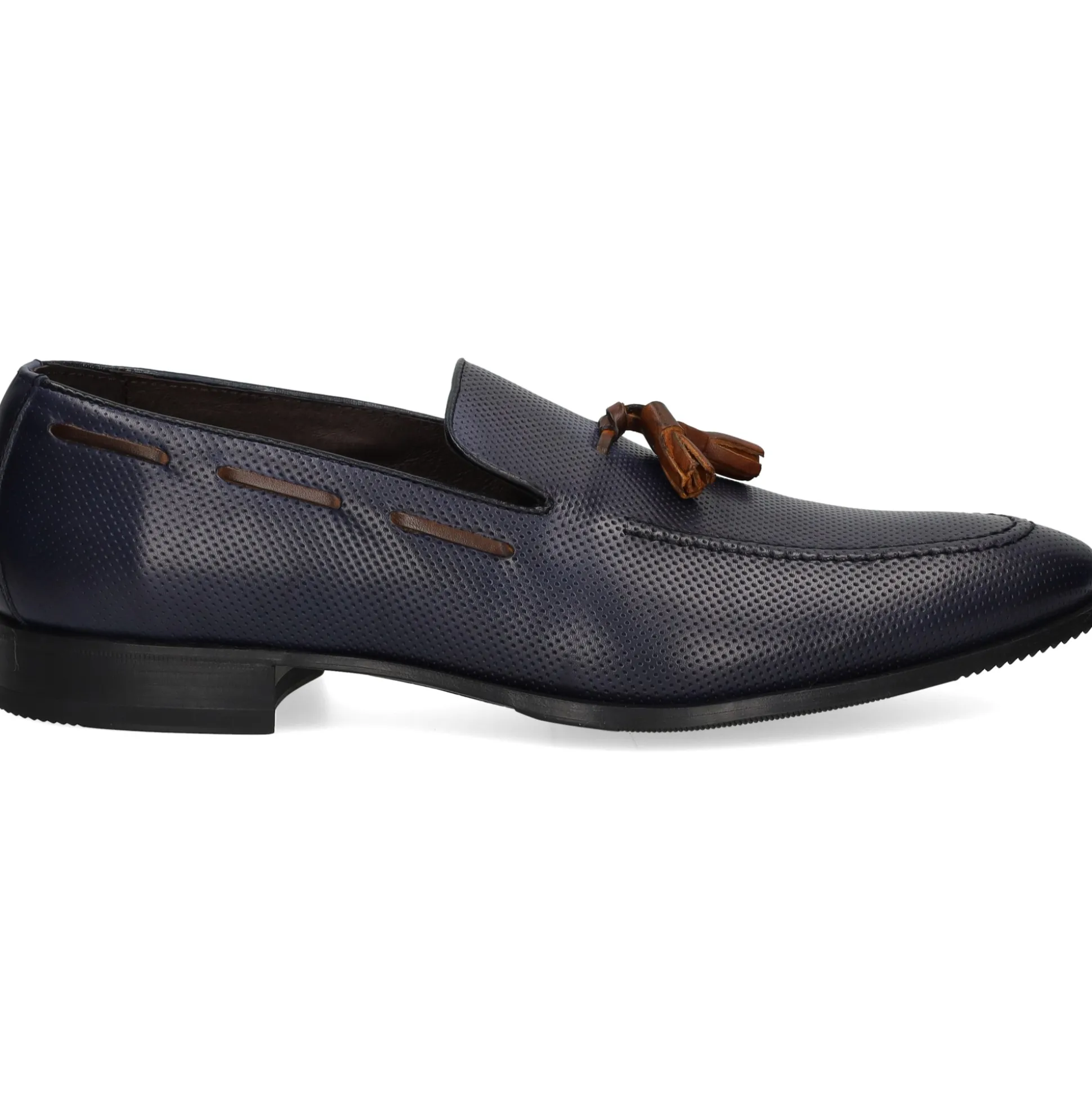 SERGIO SERRANO Mocasines de Hombre 5823 MARINO/CUERO