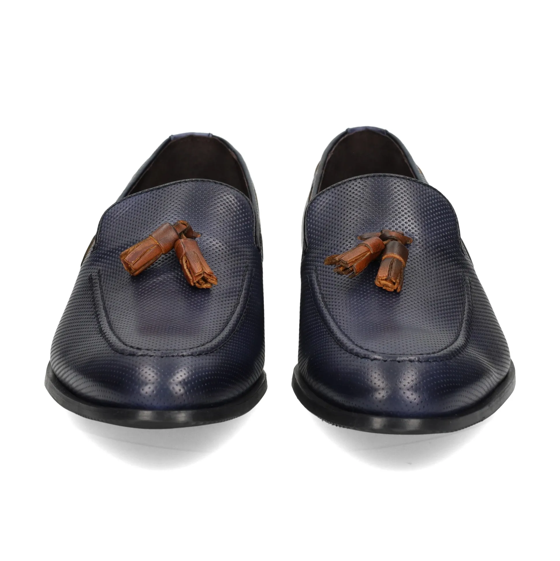 SERGIO SERRANO Mocasines de Hombre 5823 MARINO/CUERO