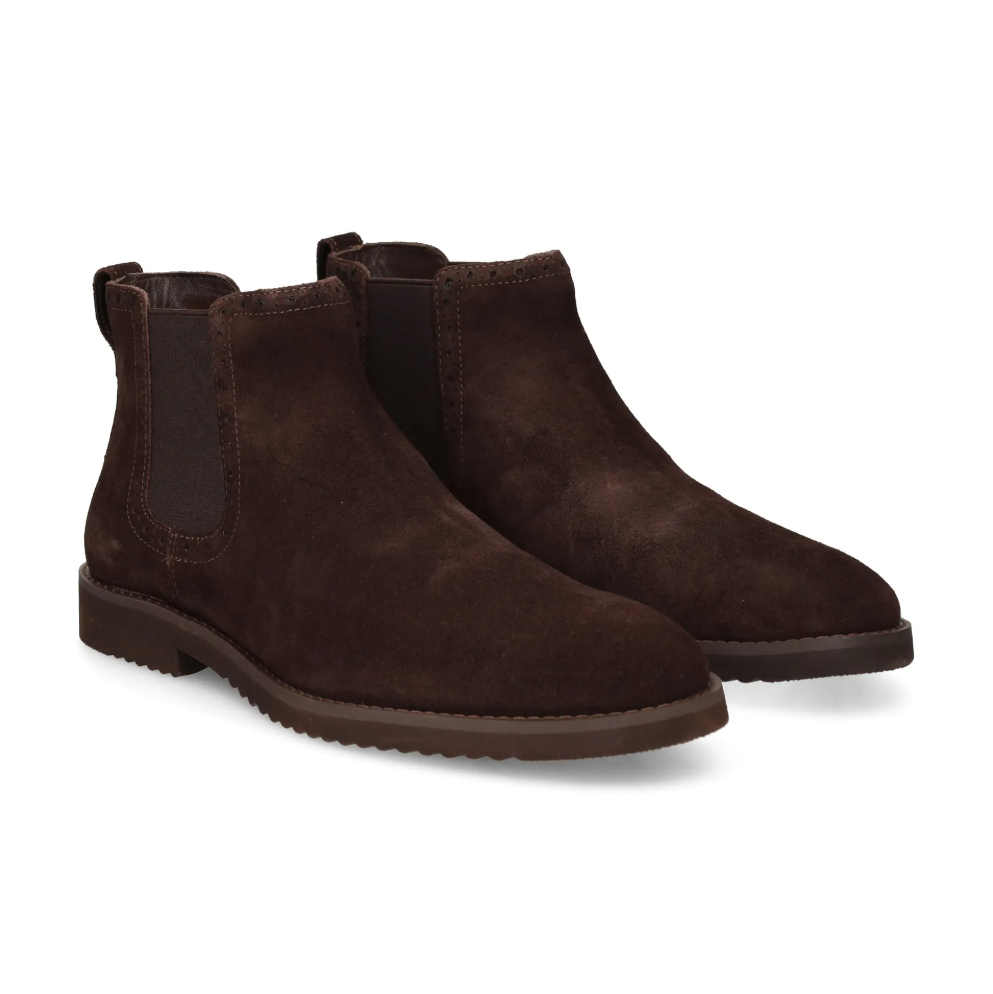 SILBON Botines de Hombre 134434 MARRON