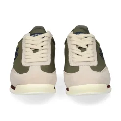 SILBON Zapatillas de Hombre 133637 VERDE BEIGE