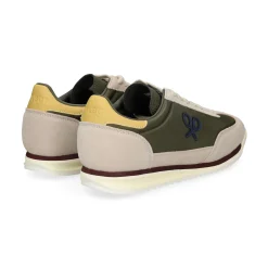 SILBON Zapatillas de Hombre 133637 VERDE BEIGE