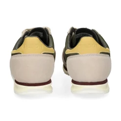 SILBON Zapatillas de Hombre 133637 VERDE BEIGE