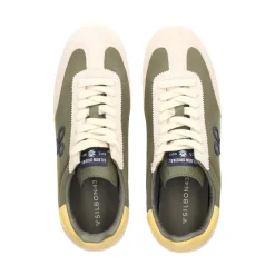 SILBON Zapatillas de Hombre 133637 VERDE BEIGE