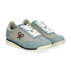 SILBON Zapatillas de Hombre 133636 GRIS AZUL