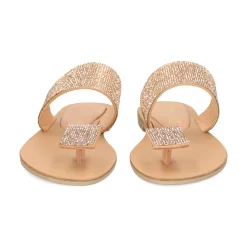 S.PIERO Sandalias planas de Mujer E42-001 NATURAL