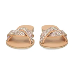 S.PIERO Sandalias planas de Mujer E1-030 NATURAL