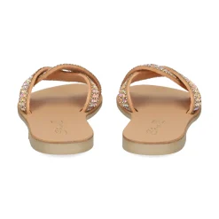 S.PIERO Sandalias planas de Mujer E1-030 NATURAL