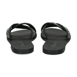 S.PIERO Sandalias planas de Mujer E1-030 NEGRO