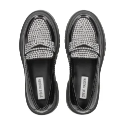 STEVE MADDEN Mocasines de Mujer LONGHAUL NEGRO