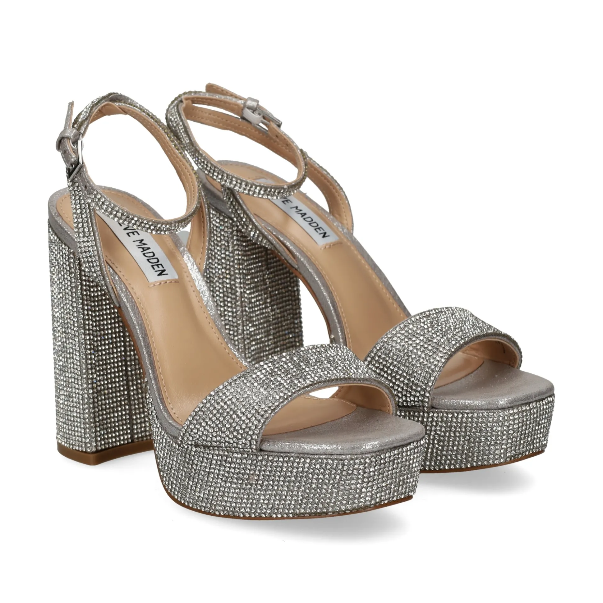 STEVE MADDEN Sandalias con plataforma de Mujer LESSA-R RHINESTONE