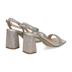 STEVE MADDEN Sandalias con tacón de Mujer LUXE-R CRYSTAL