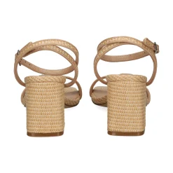 STEVE MADDEN Sandalias con tacón de Mujer LUXE RAFFIA