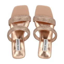 STEVE MADDEN Sandalias con tacón de Mujer TOP NOTCH ORO ROSA