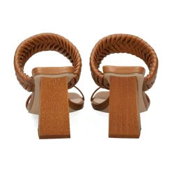 STEVE MADDEN Sandalias con tacón de Mujer RAVER MARRON