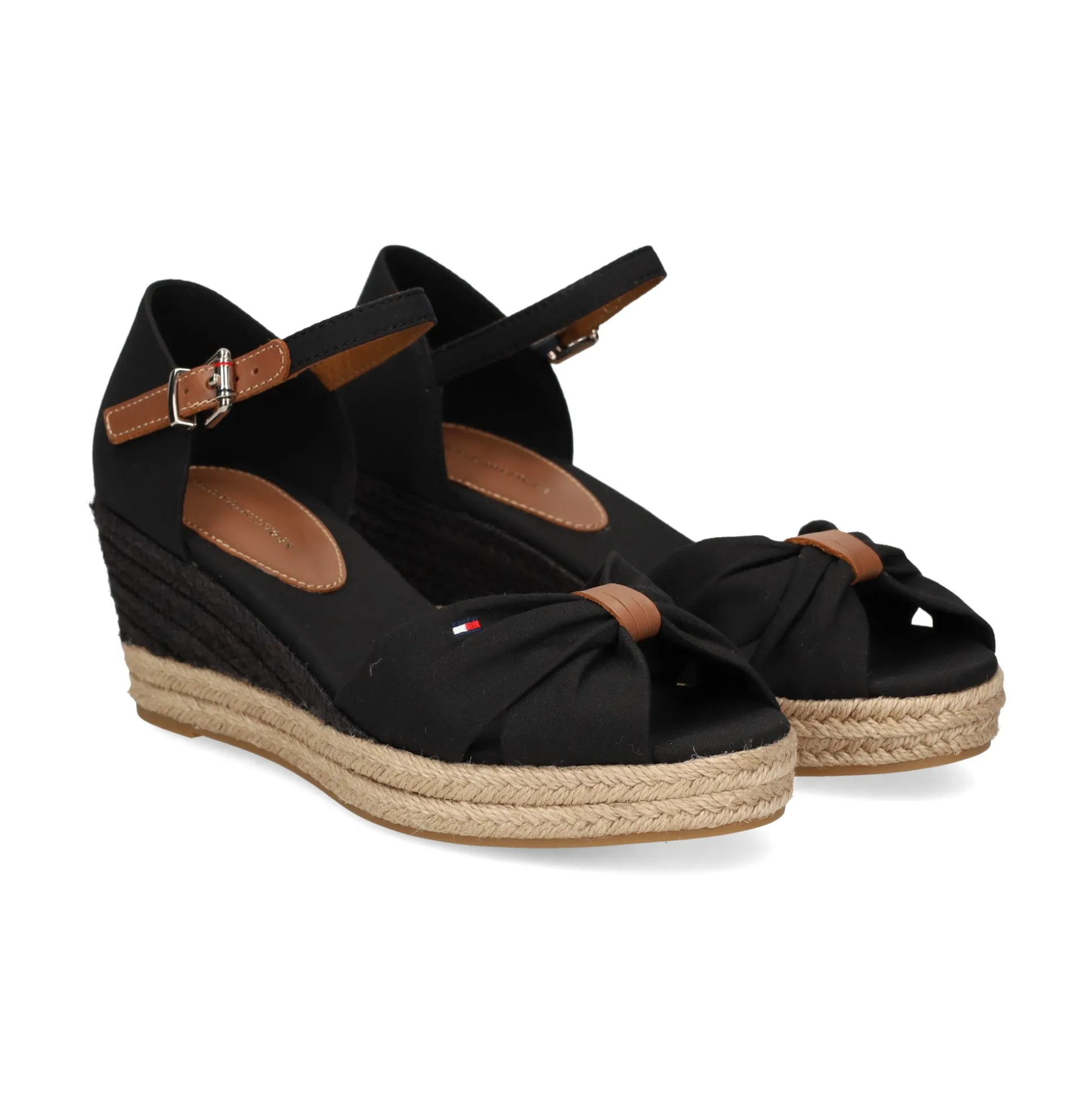 TOMMY HILFIGER Alpargatas de Mujer FW0FW04785 BDS BLACK