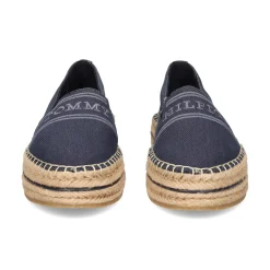 TOMMY HILFIGER Alpargatas de Mujer FW0FW08543 DW6 SPACE BLUE