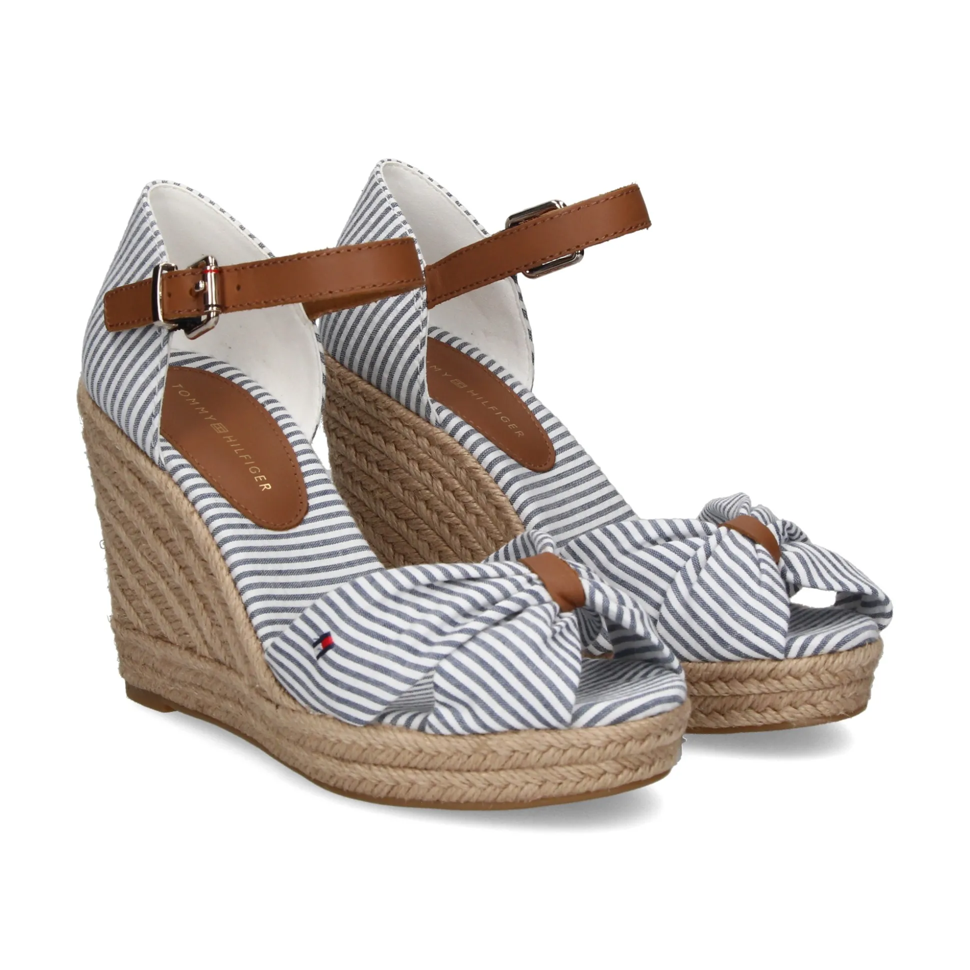 TOMMY HILFIGER Alpargatas de Mujer FW0FW07160 0G5 SEERSUCKER/