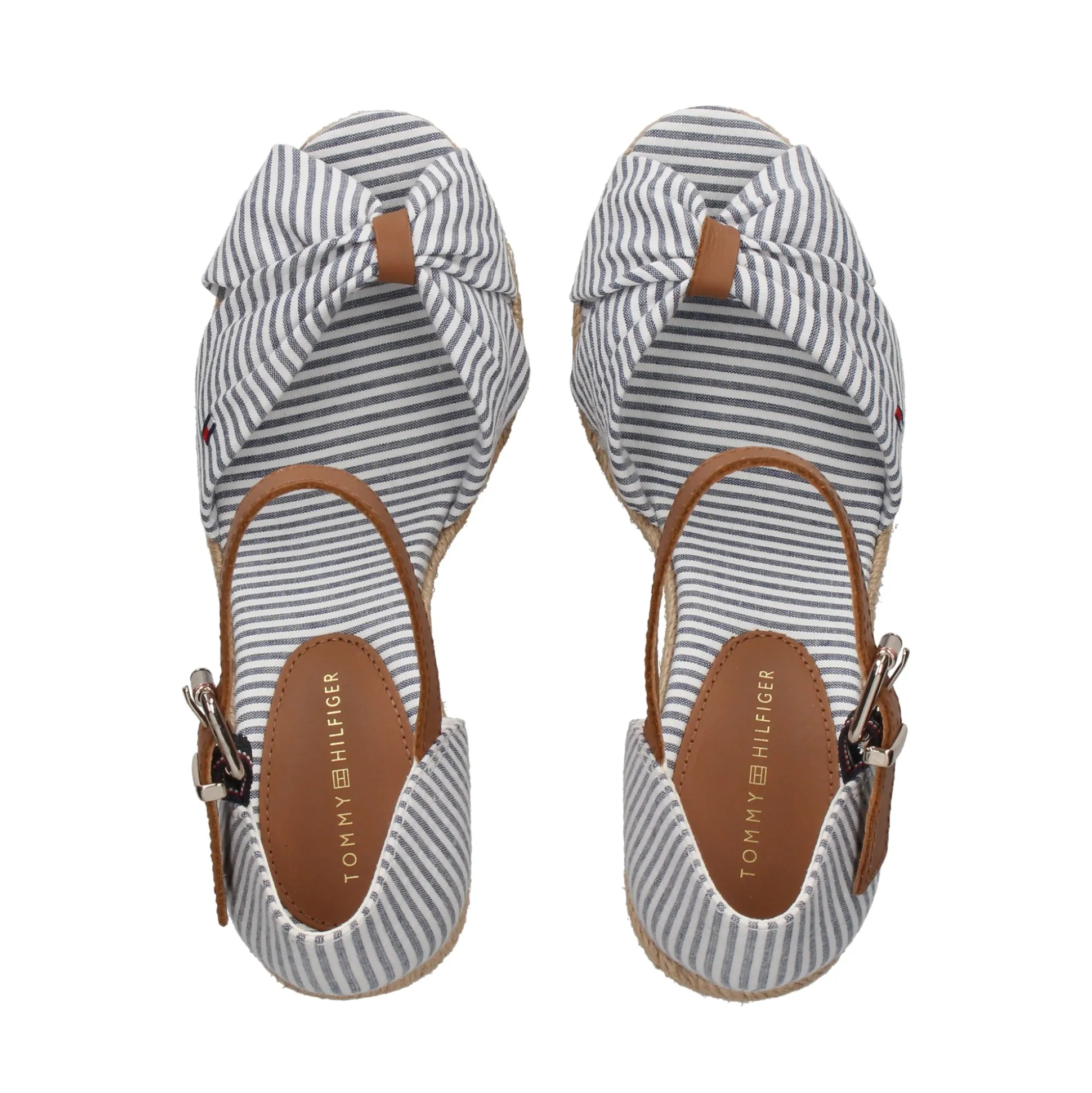 TOMMY HILFIGER Alpargatas de Mujer FW0FW07160 0G5 SEERSUCKER/