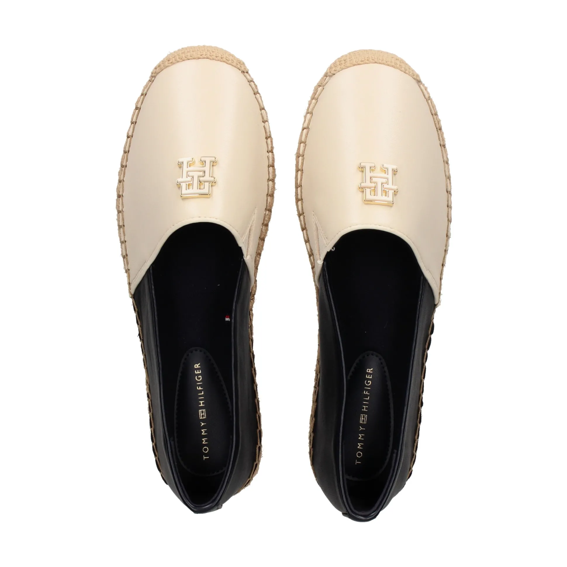 TOMMY HILFIGER Alpargatas de Mujer FW0FW09246 0G0 AZUL/CREMA
