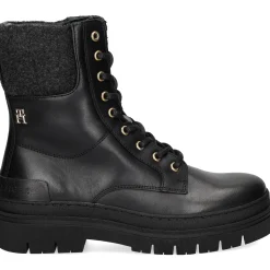 TOMMY HILFIGER Botines planos de Mujer FW0FW07500 BDS BLACK