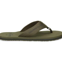TOMMY HILFIGER Chanclas de Hombre FM0FM05339 RBN ARMY GREEN