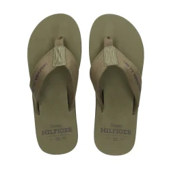 TOMMY HILFIGER Chanclas de Hombre FM0FM05339 RBN ARMY GREEN