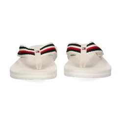 TOMMY HILFIGER Chanclas de Mujer FW0FW07147 AF4 FEATHER WHI