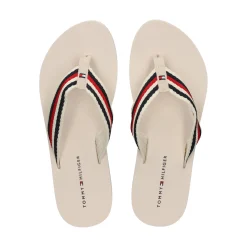 TOMMY HILFIGER Chanclas de Mujer FW0FW07147 AF4 FEATHER WHI