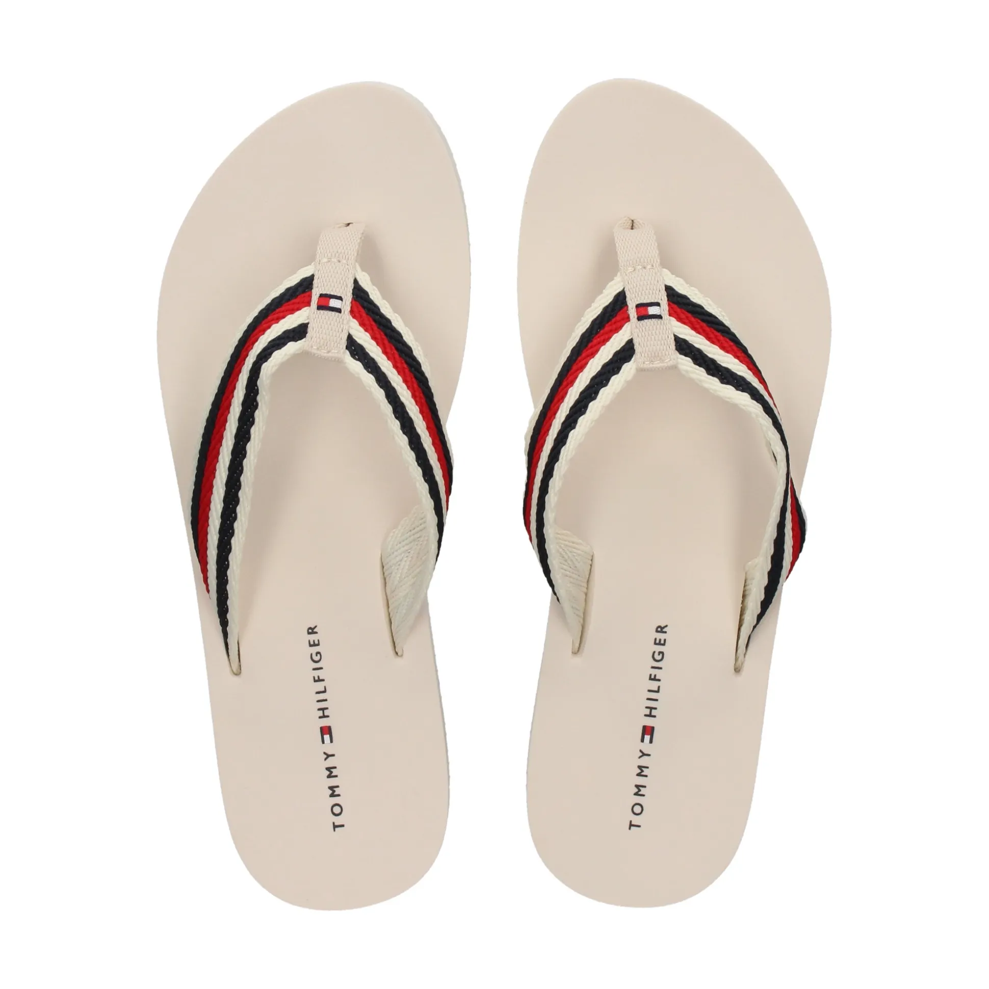 TOMMY HILFIGER Chanclas de Mujer FW0FW07147 AF4 FEATHER WHI