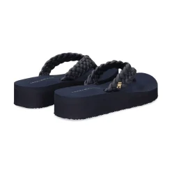 TOMMY HILFIGER Chanclas de Mujer FW0FW09037 DW6 SPACE BLUE