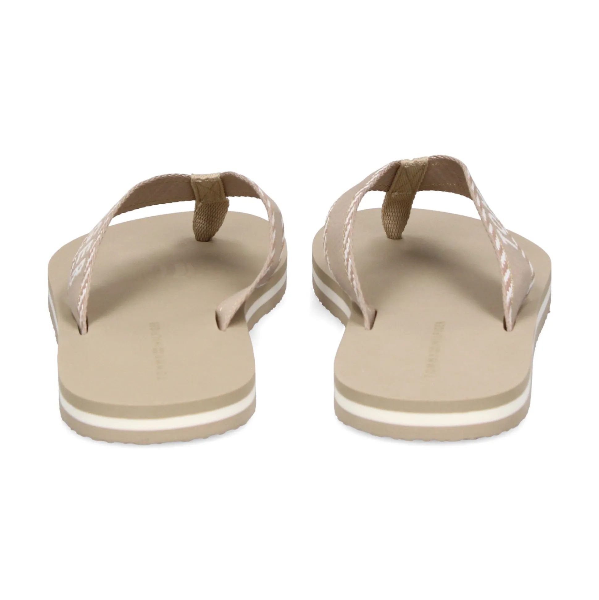 TOMMY HILFIGER Chanclas de Mujer FW0FW07143 RBT SANDALWOOD