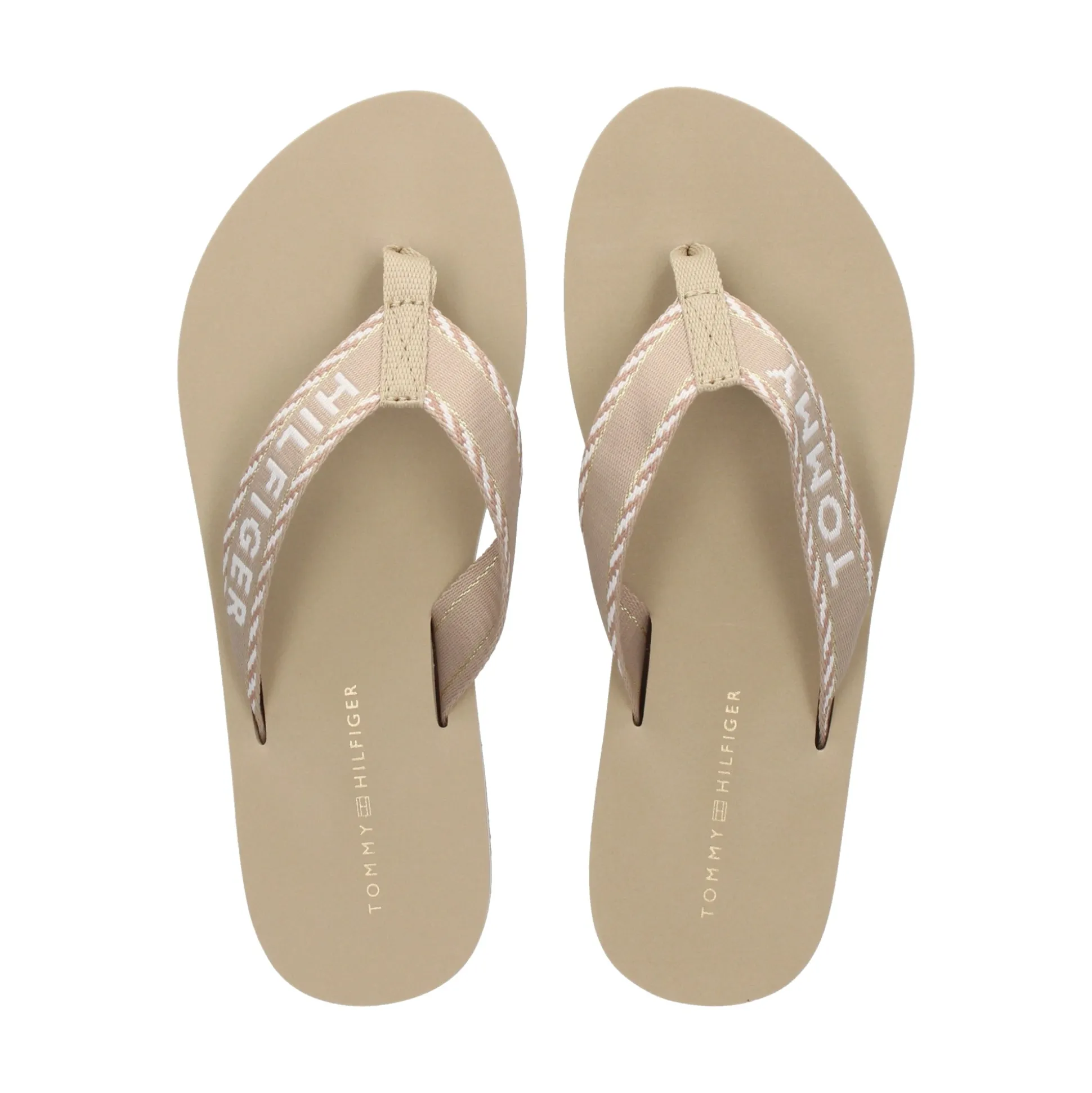 TOMMY HILFIGER Chanclas de Mujer FW0FW07143 RBT SANDALWOOD