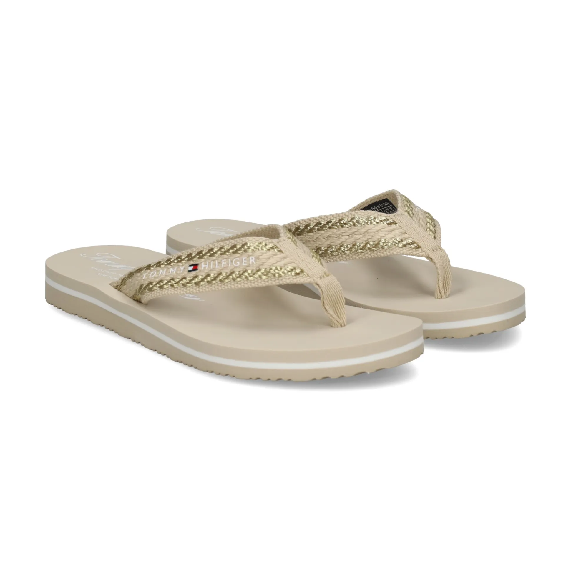 TOMMY HILFIGER Chanclas de Mujer FW0FW07581 RBS LIGHT SANDA