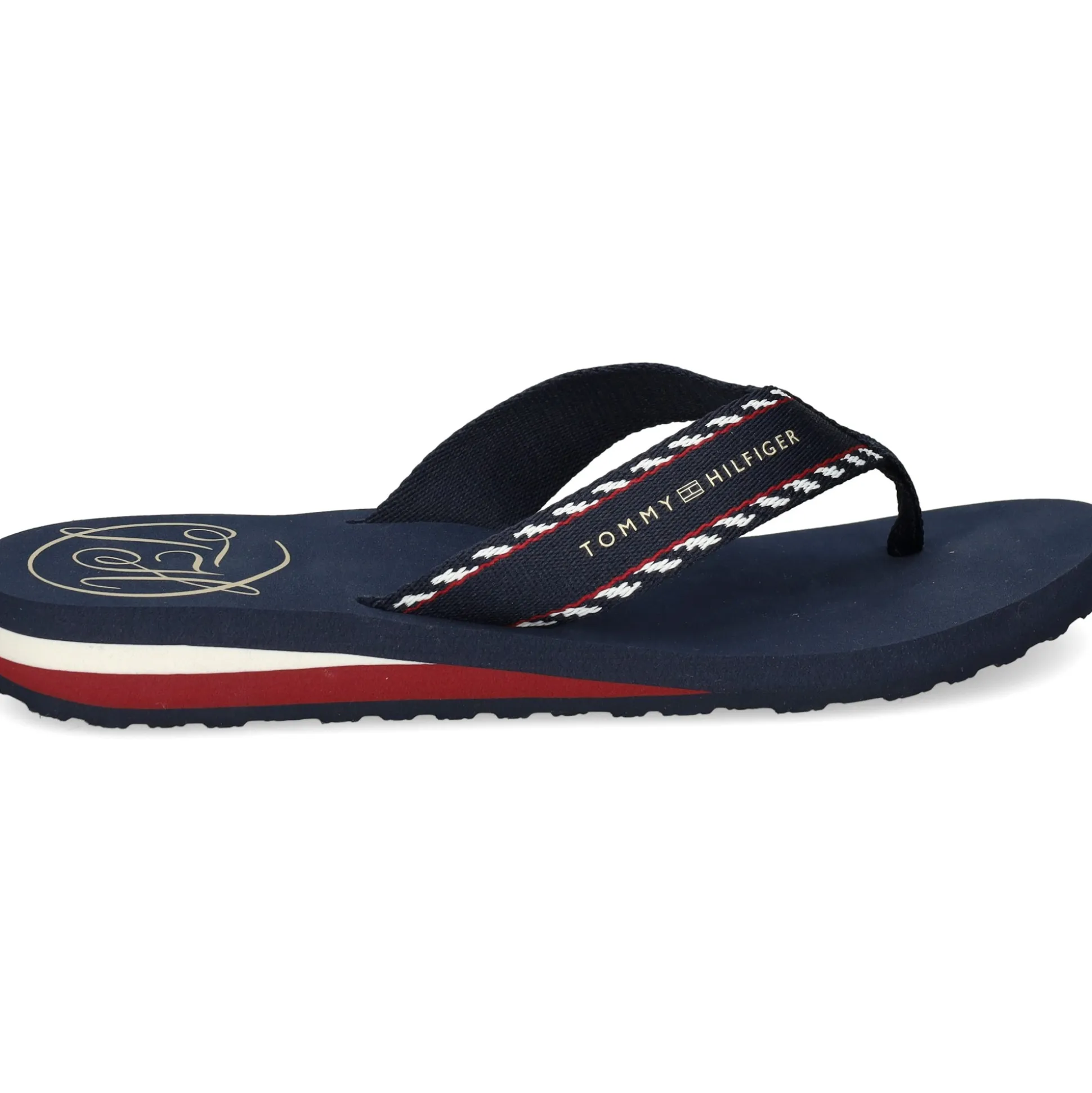 TOMMY HILFIGER Chanclas de Mujer FW0FW09038 DW6 SPACE BLUE
