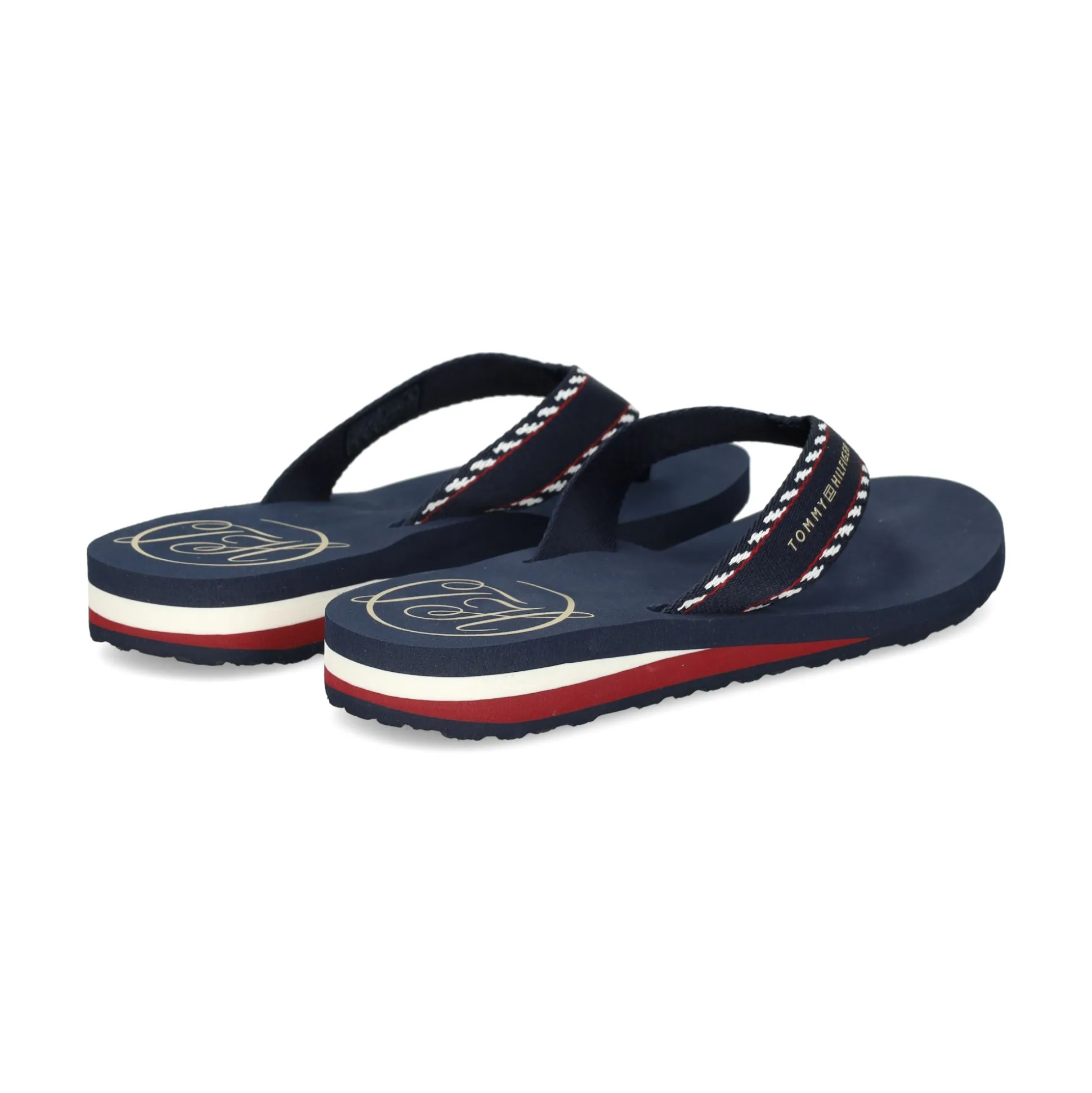 TOMMY HILFIGER Chanclas de Mujer FW0FW09038 DW6 SPACE BLUE