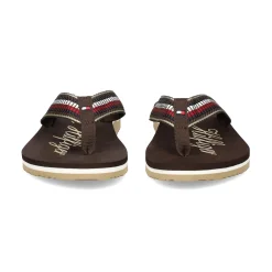 TOMMY HILFIGER Chanclas de Mujer FW0FW08142 HJT CHOCOLATE