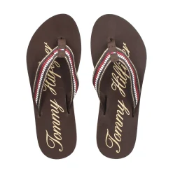TOMMY HILFIGER Chanclas de Mujer FW0FW08142 HJT CHOCOLATE