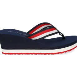TOMMY HILFIGER Chanclas de Mujer W0FW07987 0G0 RED WHITE B