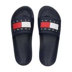 TOMMY HILFIGER Sandalias planas de Mujer EN0EN02115 C87 Twilight