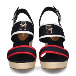 TOMMY HILFIGER Sandalias cuña de Mujer FW0FW07180 0GY RWB