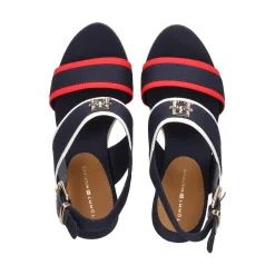 TOMMY HILFIGER Sandalias cuña de Mujer FW0FW07180 0GY RWB